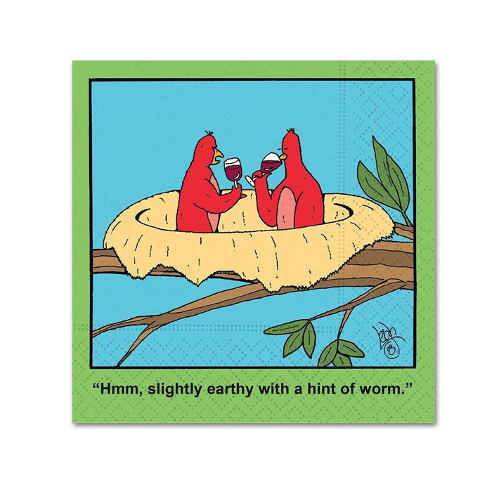 Design Design 624-10274 Slightly Earthy Hint Of Worm Beverage Napkin, Multicolor
