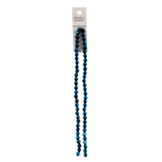 John Bead Craft Bead, 6mm, Opaque Blue Iris