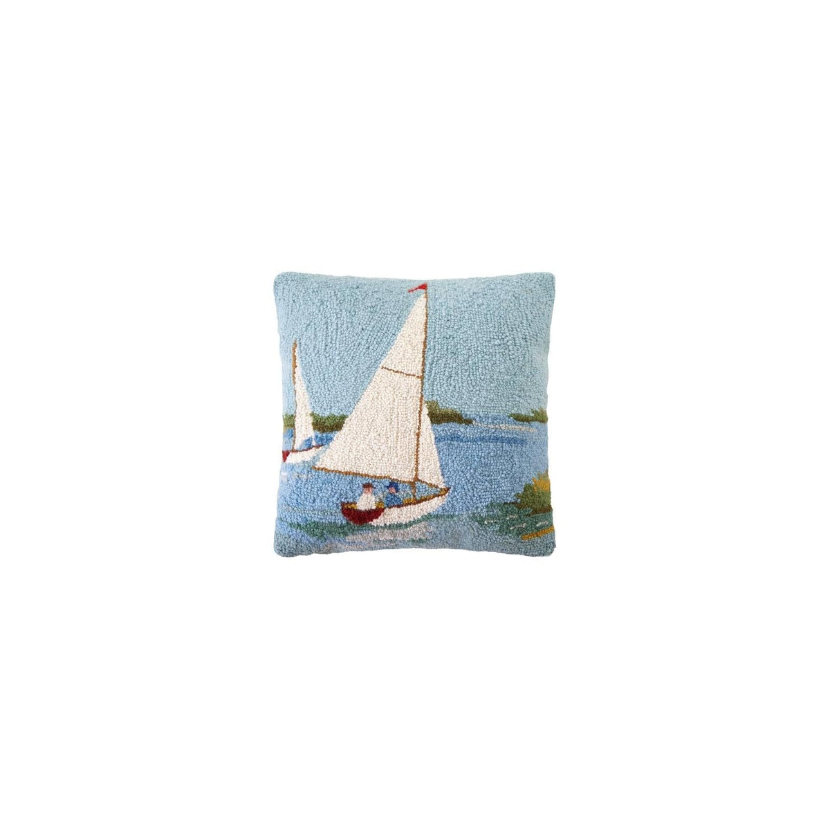 Peking Handicraft Pillow, 16 x 16, Multicoloured