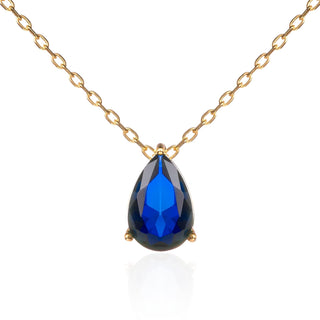 namana Necklace, Blue-Gold, Elegant