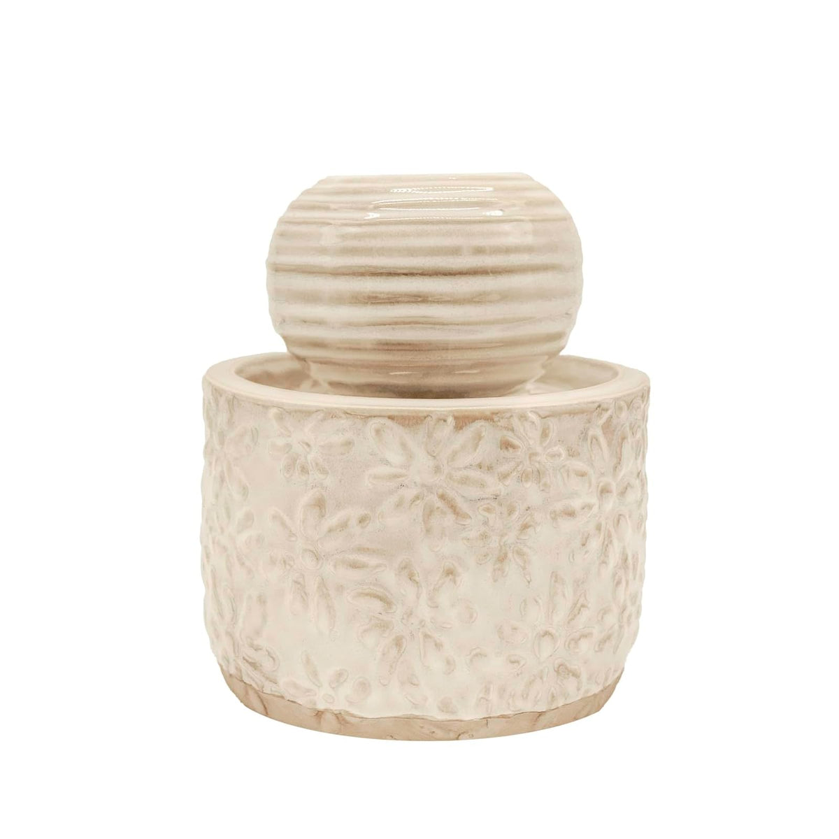 Foreside Home and Garden Fountain, White