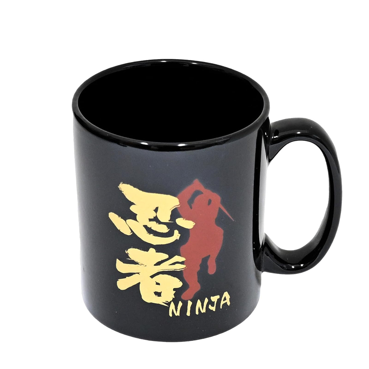 Urban Tokyo Drinking Cup, 11 Ounces, Black Ninja