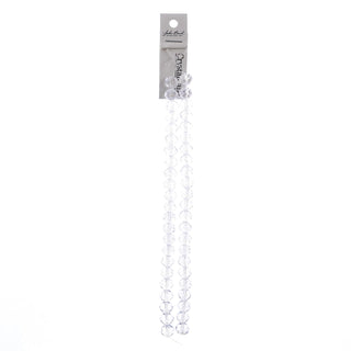 John Bead Craft Bead, 8mm x 10mm, Transparent Crystal AB