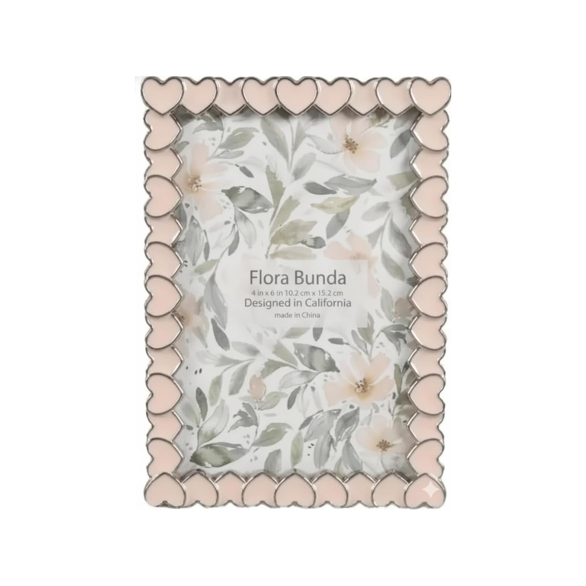Flora Bunda Picture Frame, Pink