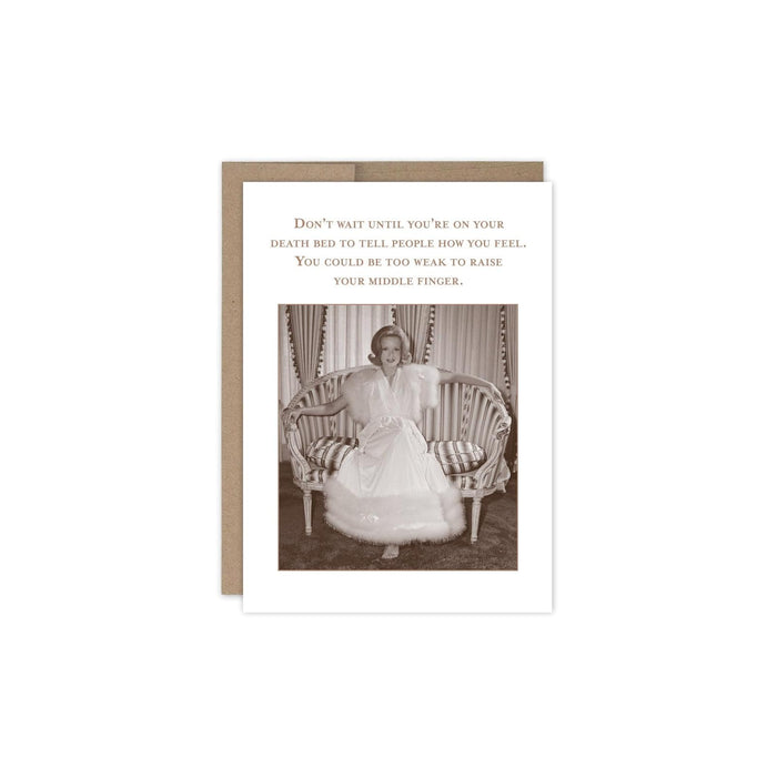 Shannon Martin Design Greeting Card, 4.5" x 6.25", Brown and Orange