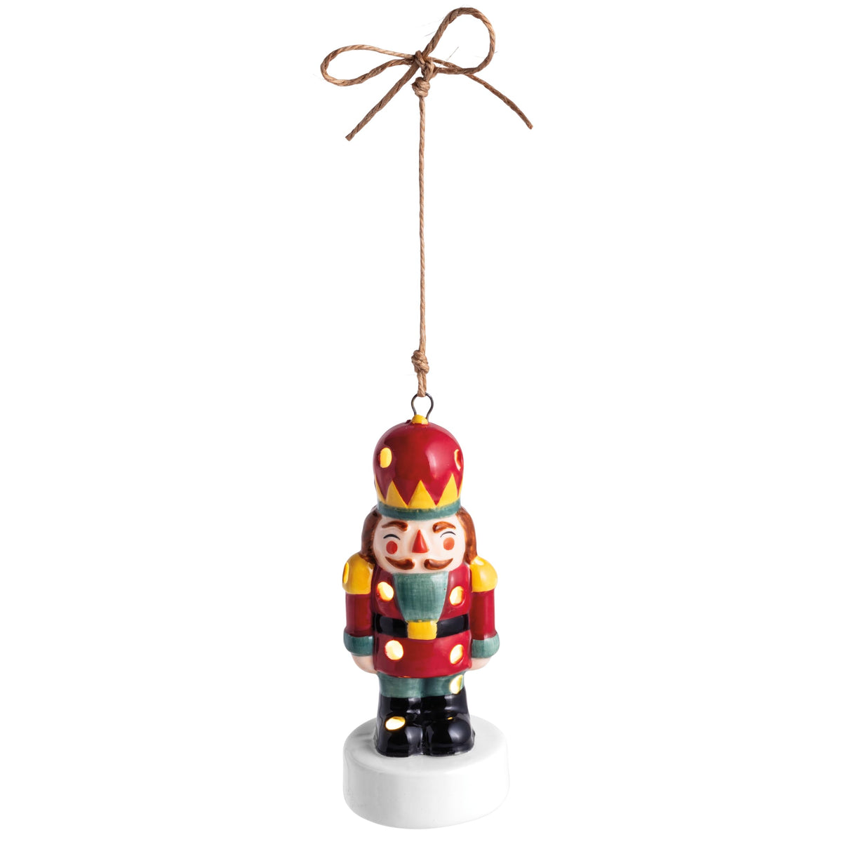 Mud Pie Figurine, 2 1/4" x 2", Red