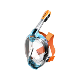 SEAC Snorkeling Set, X-Small-Small, AQUA/ORANGE
