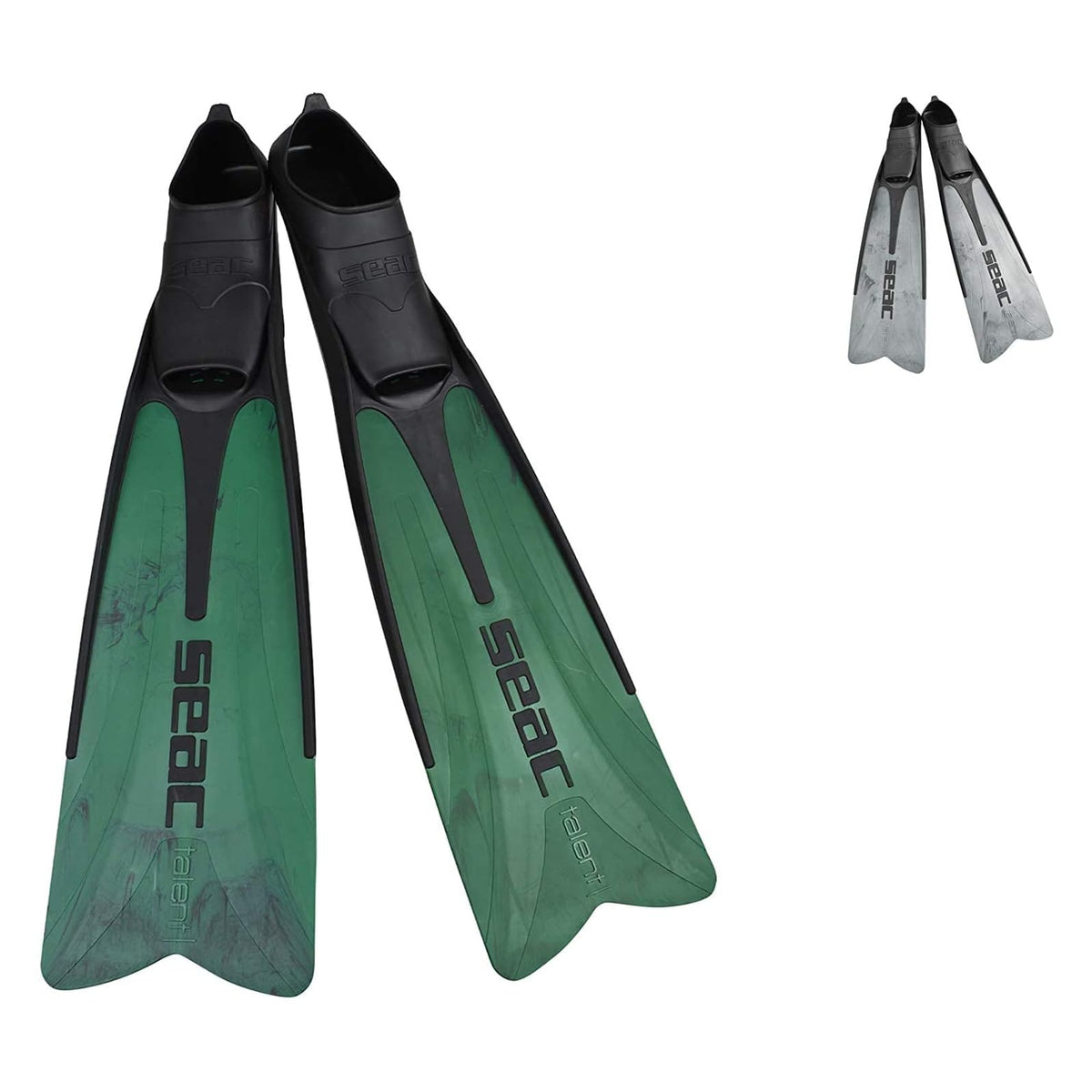 SEAC Swim Fin, US 11-12, Camo Green