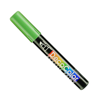 Uchida Marvy Deco Color Chisel Tip Acrylic Paint Marker Art Supplies, Jade Green