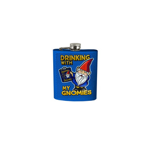 Spoontiques Hip Flask, 7 oz, Gnome