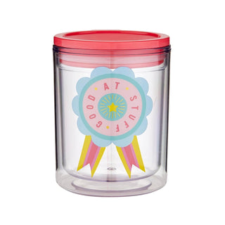Slant Collections Drinking Cup, 12 Ounces, Good At Stuff
