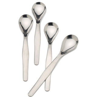 RSVP International Endurance Stainless Steel Egg Spoons, Set of 4