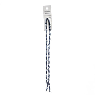 John Bead Craft Bead, 3mm x 4mm, Opaque Gunmetal Luster