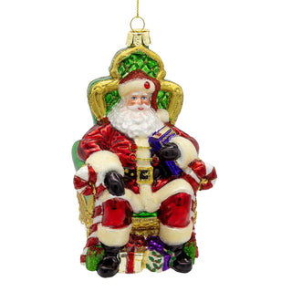 Kurt S. Adler Hanging Ornament, 5.5", Red