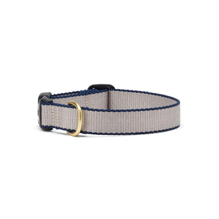 Up Country Animal Collar, XSmall, Gray & Navy