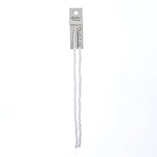 John Bead Craft Bead, 3mm x 4mm, Transparent Crystal AB