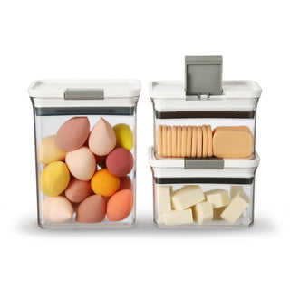 Felli Food Storage Container, Rectangular-S, Rectangular-L, Grey