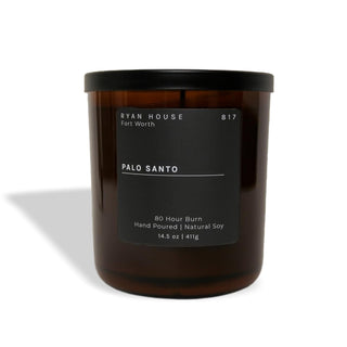 Ryan House Candles Candle, 14.5 Ounce, Black