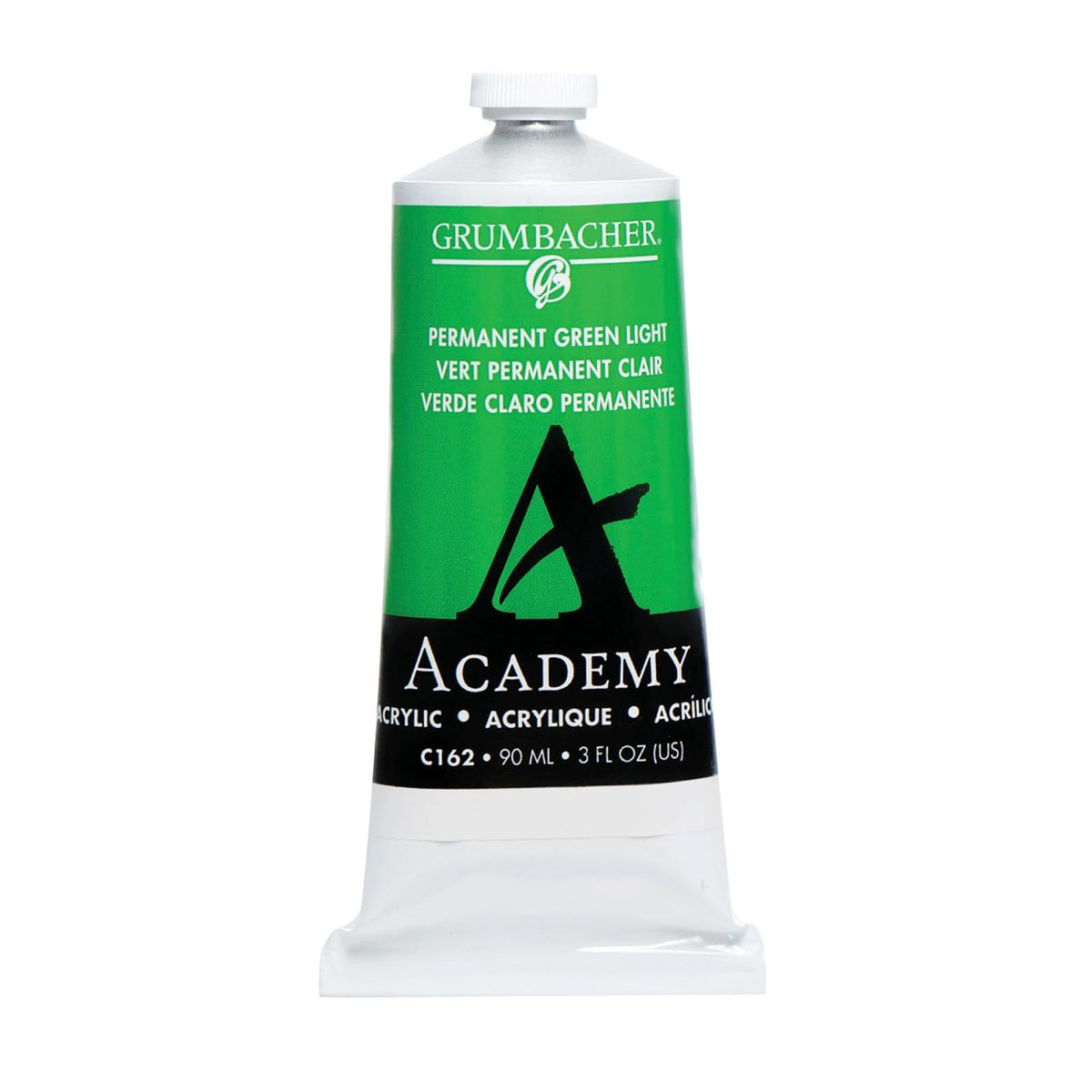 Grumbacher Paint, 3 Fl Oz (Pack of 1), Permanent Green Light