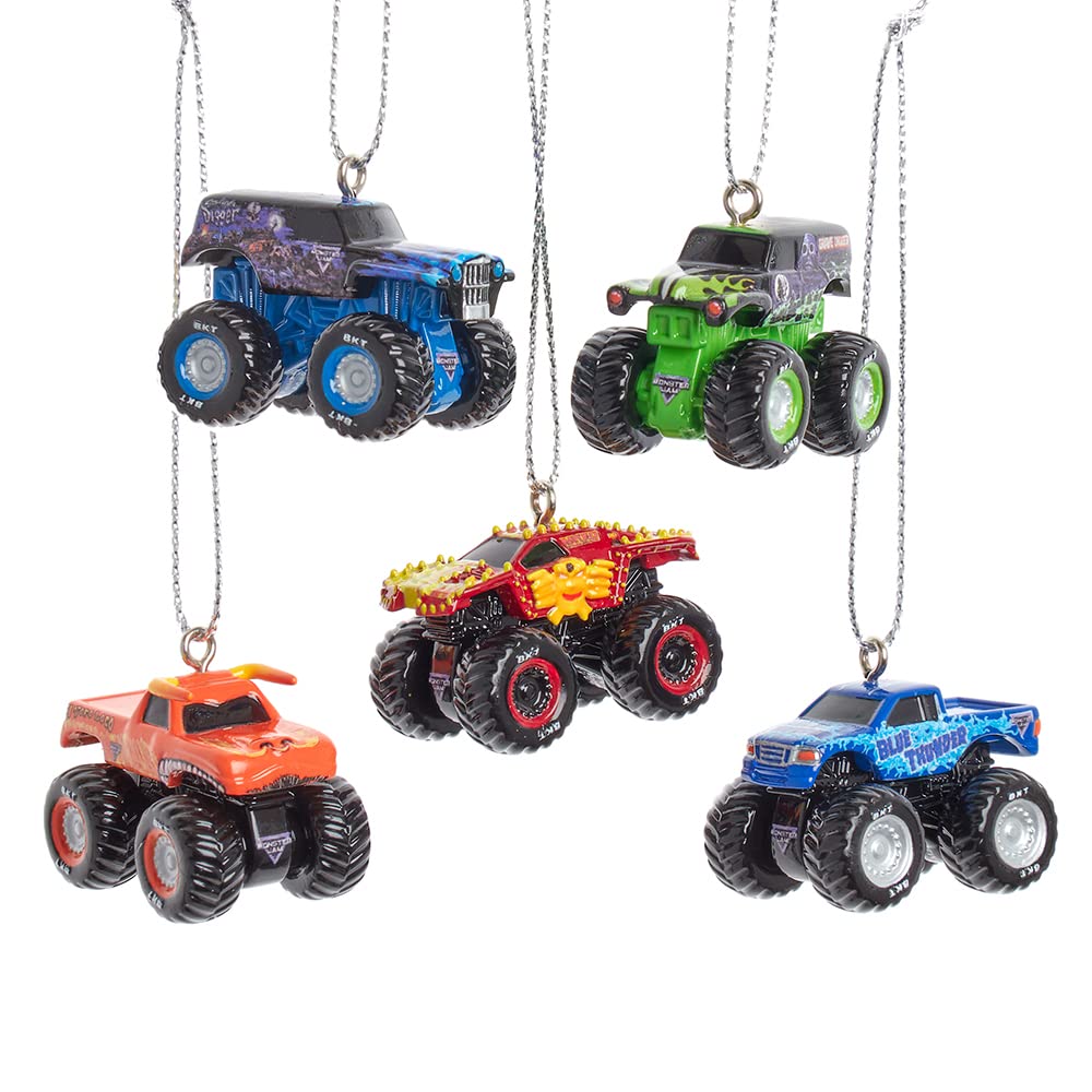 Monster Jam Hanging Ornament, Multi Color, Modern