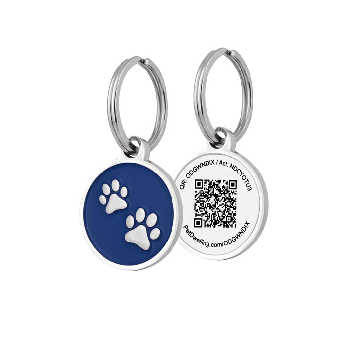 Pet Dwelling Label, 22.5*1.5mm, Blue Mini