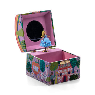 Floss & Rock Fairy Tale Small Dome Musical Jewellery Box with Swirling Figurine, Kids Jewelry Storage Accessories