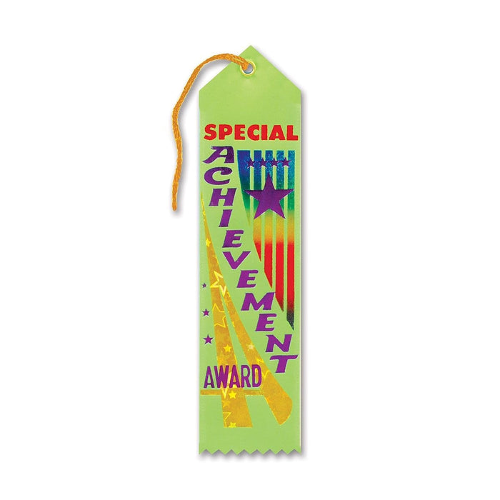 Beistle Decorative Ribbon Trim, 2" x 8", Multicolor