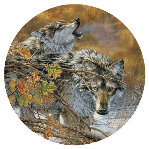 Wolf Coasters by Lee Kromschroeder