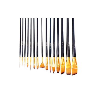 Mont Marte Paint Brush, 15pcs, Black