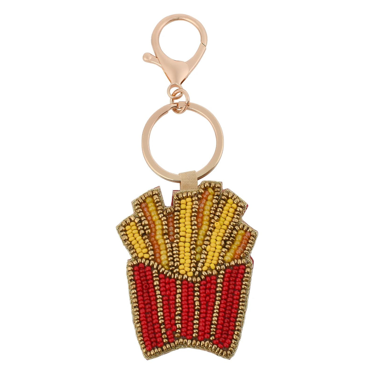 Bamboo Trading Keychain, 4-Inch, Fries