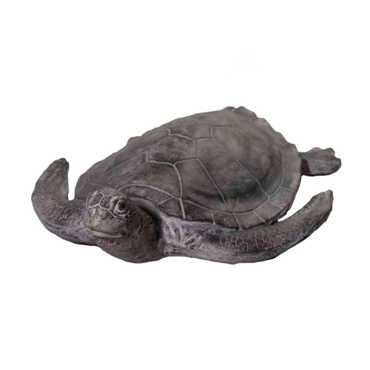 Galt International Sculpture, 21.6" x 18.9" x 7.5", 20" Sea Turtle Statue
