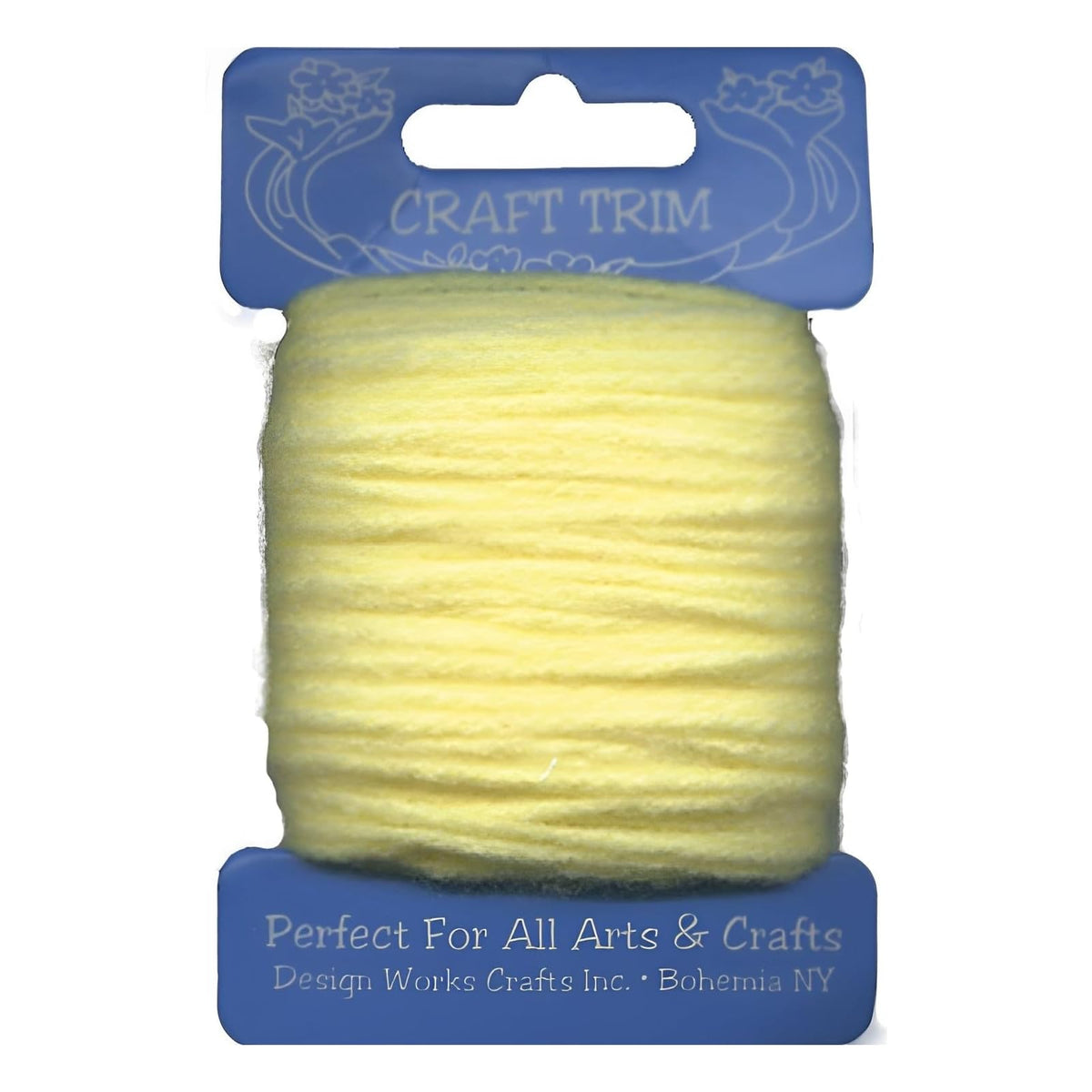 Design Works Crafts Yarn, 20 yards, Light Yellow