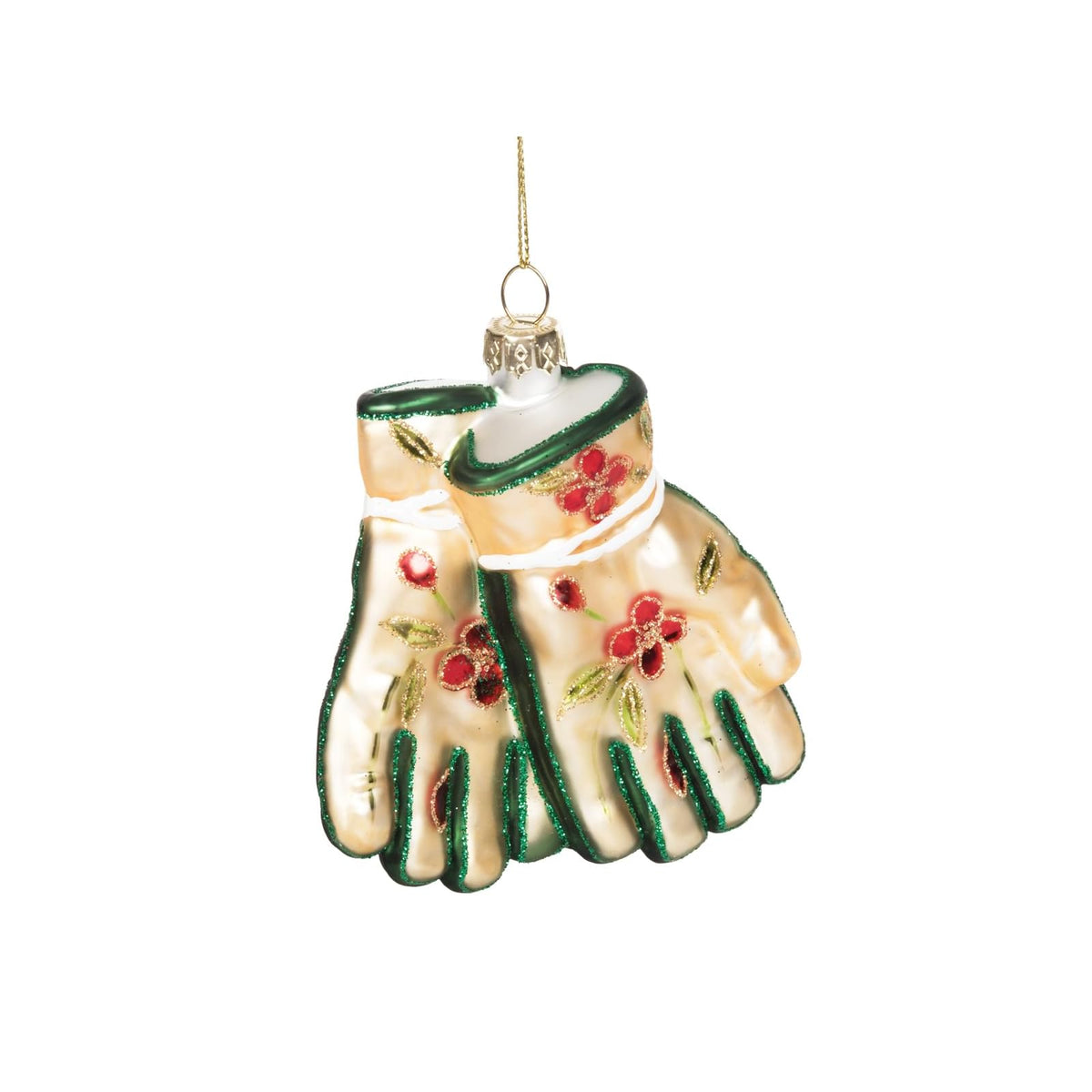 GALLERIE II Hanging Ornament, 4"H x 1.625"L x 3.75"W, Yellow