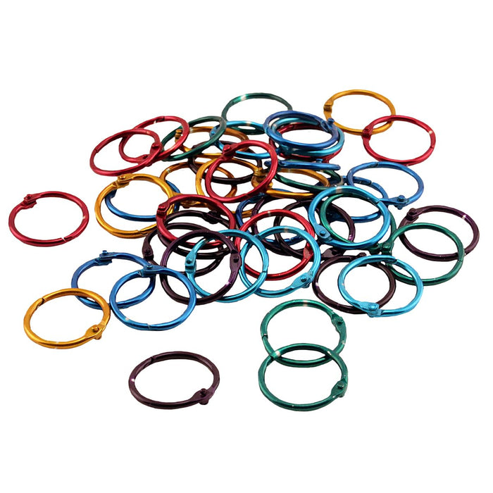 Hygloss Products, Inc Book Rings, 2 inch, Assorted Colors