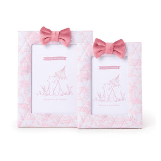 Two's Company Figurine, 4" x 6" and 5" x 7", Pink