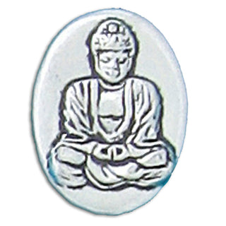 Basic Spirit Buddha / Shanti Pocket Token (Coin) Handcrafted Pewter Home Lead-Free CN-7