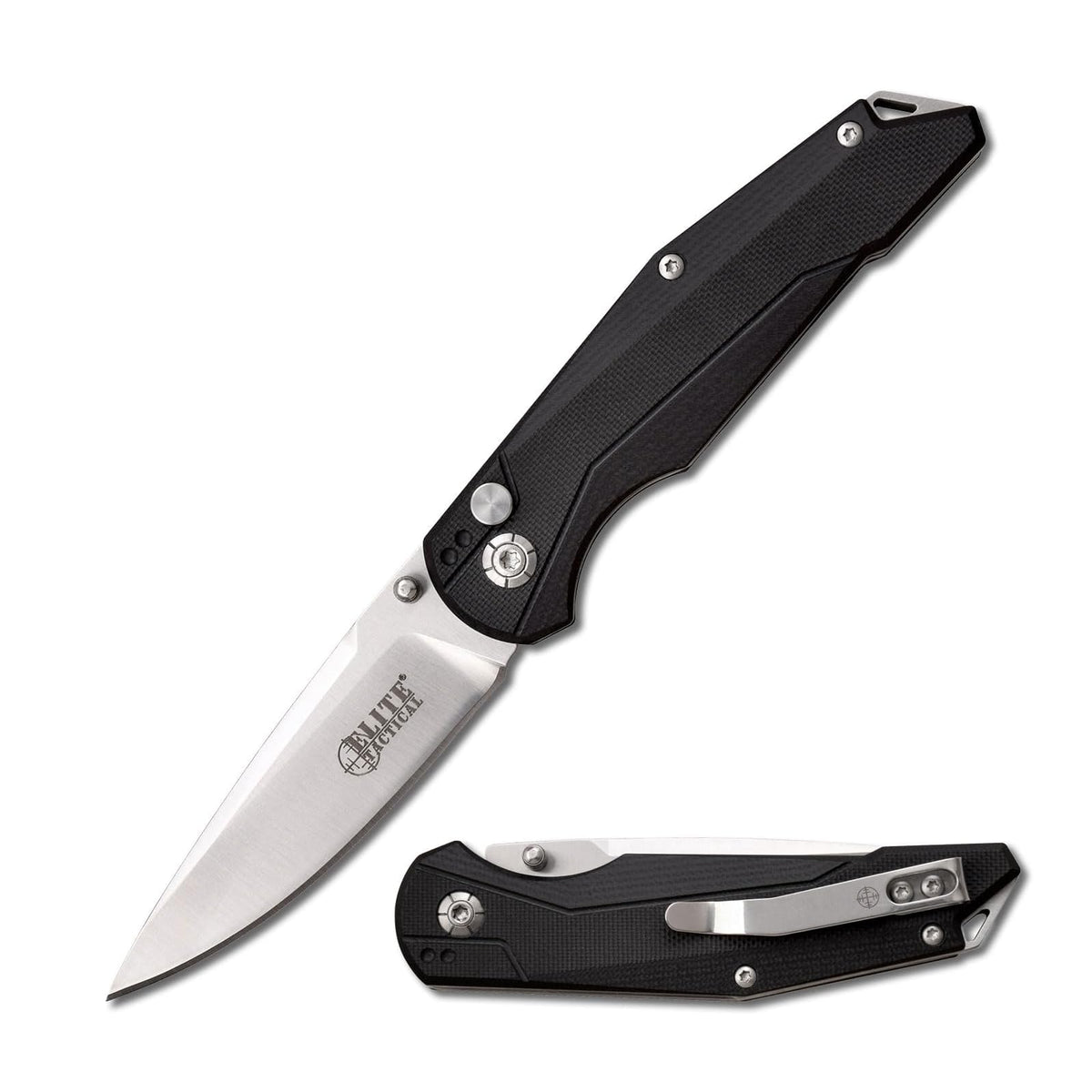 Elite Tactical Knife, 7 inches, Black