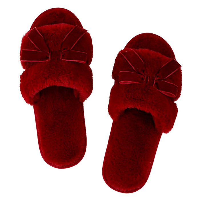 Bella Sleep + Spa Slipper, Large, Burgundy