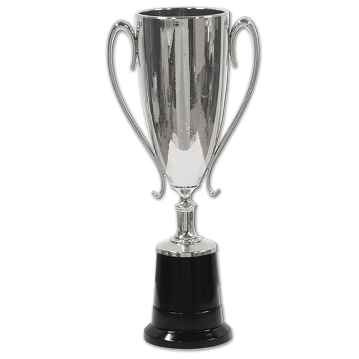 Beistle Trophy Cup Award, 8.5", Silver/Black