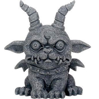 Pacific Trading SUMMIT COLLECTION 3.75 Inch Medieval Dark Grey Winged Gothic Gargoyle Guardian Agamon Desk and Shelf Decoration