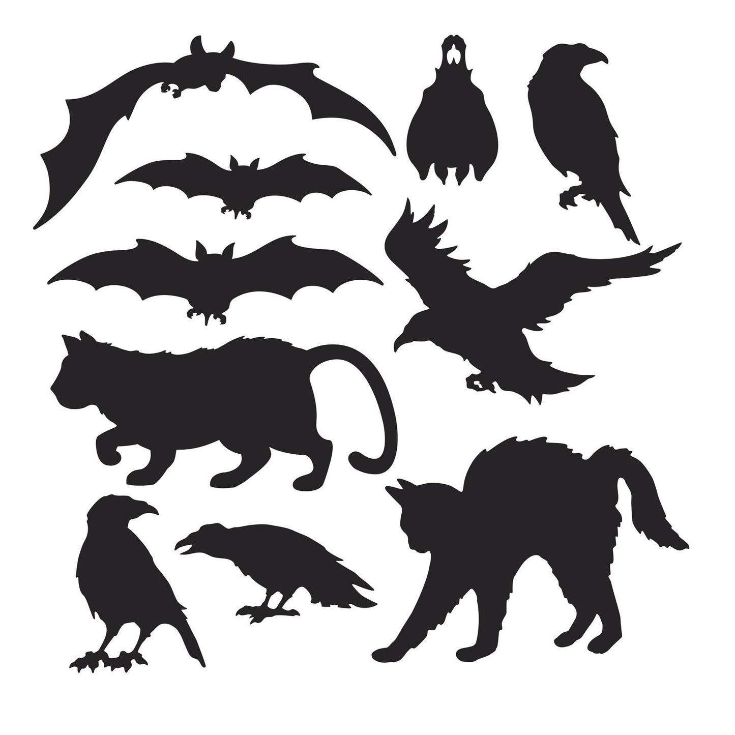 Beistle Party Supplies, 5"-12¬Ω", Black