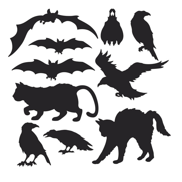 Beistle Party Supplies, 5"-12¬Ω", Black