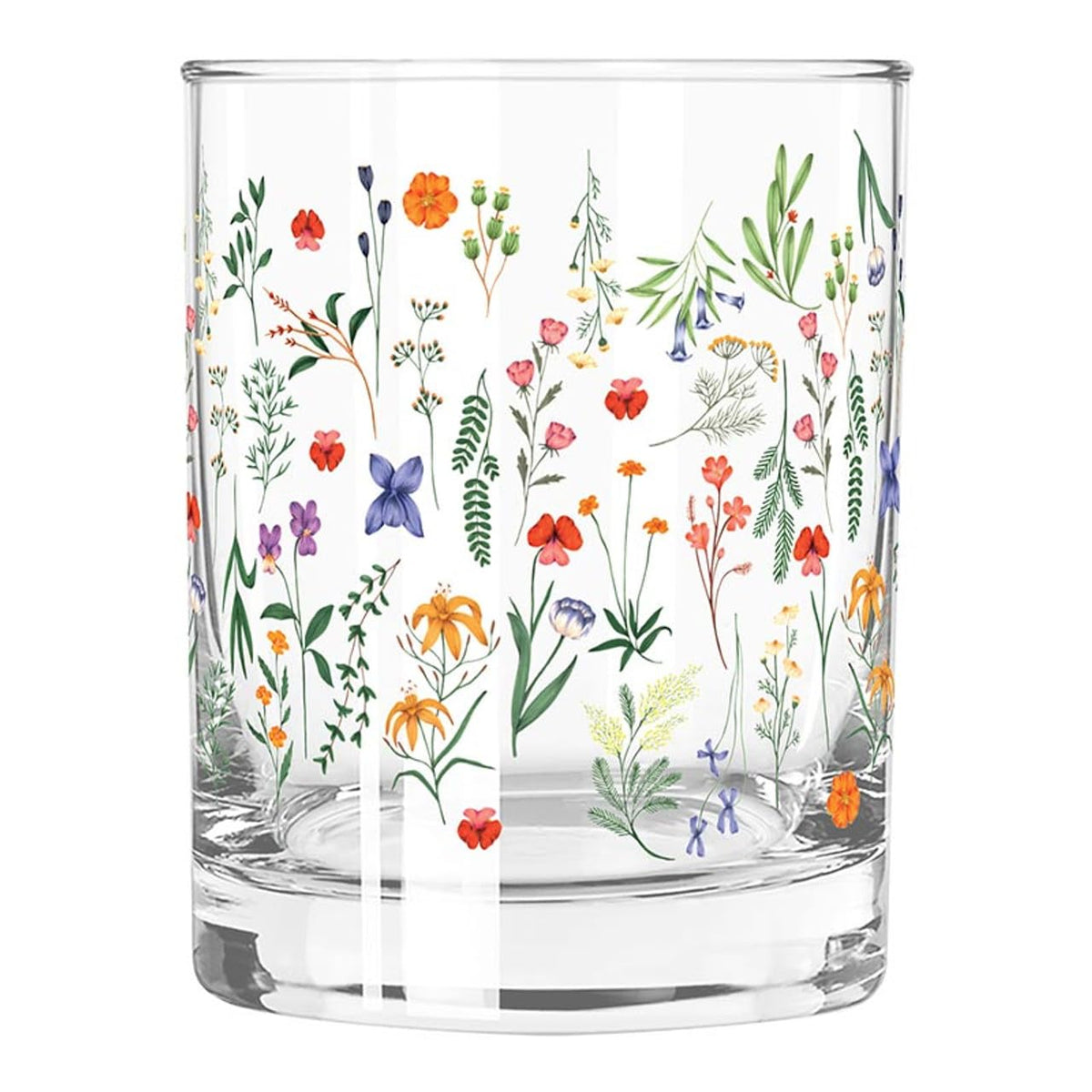 Slant Collections Drinking Cup, 12 Ounces, Boho Flowers