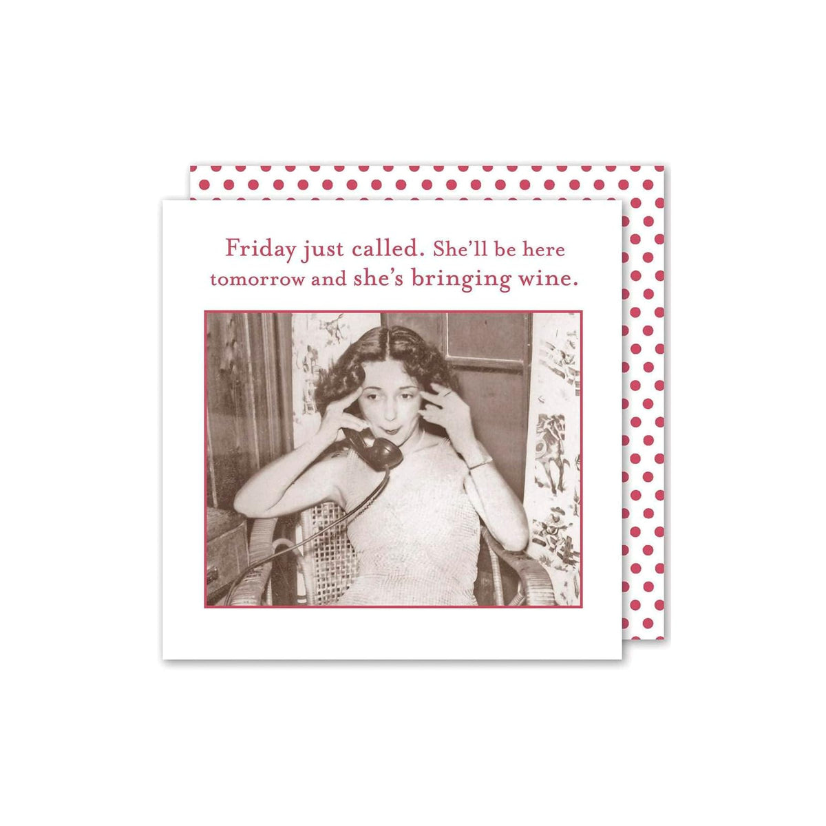Shannon Martin Design Disposable Napkin, one_size, Friday Just Called