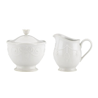 Lenox French Perle Sugar and Creamer, White - 822944