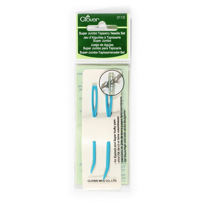 CLOVER Jumbo Tapestry Bent Tip Needles, 2 Sizes