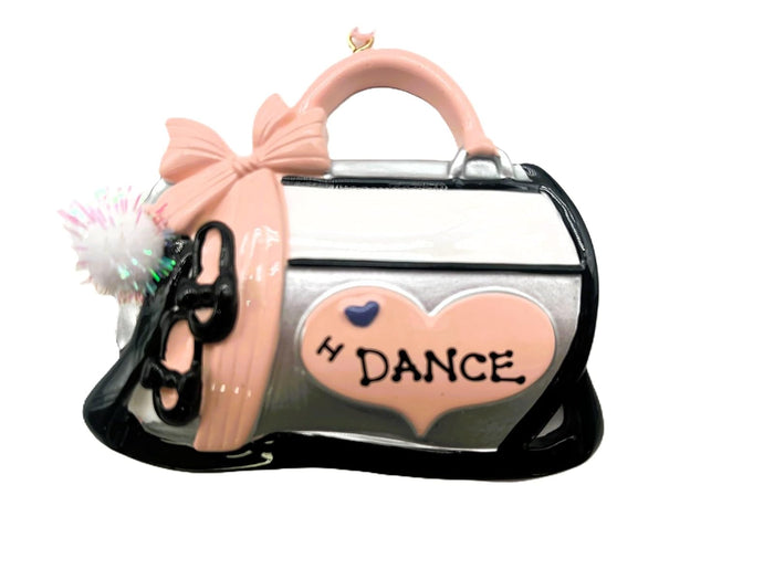 KURT ADLER 4.125"RESIN DANCE BAG ORNAMENT