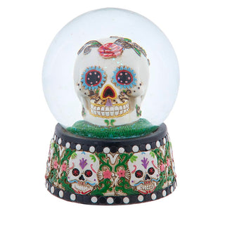 Kurt S. Adler Snow Globe, White & Green, Traditional