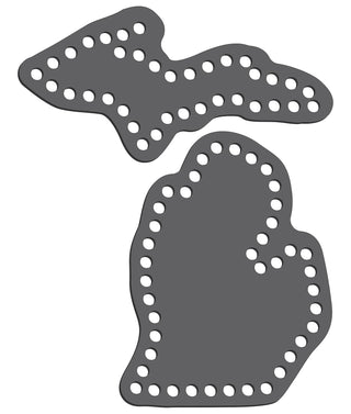 Rhinestone Genie Michigan Magnetic Rhinestone Template, Black