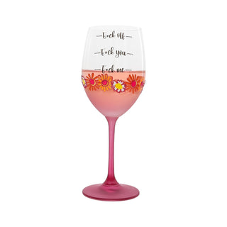 Pavilion Gift Company Drinking Cup, 18 Ounces, Pink, Orange, Yellow, Blue, Black